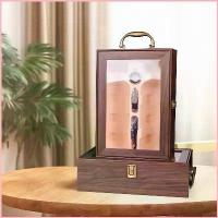 ราคา กล่องของขวัญไวน์ 2 ขวด กล่องใส่ขวดไวน์คู่ Wine Bottle Box กล่องโชว์ไวน์ ฝ่ายขาย (1735343163344979001)