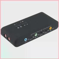 ราคา USB2.0 Sound Cardเพิ่มการ์ด USB 7.1 Sound Card SPDIF & USB Extension Cable Remote จัดส่งที่รวดเร็ว (1735489507616196447)
