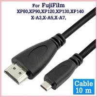 ราคา สาย HDMI ยาว 10m ต่อกล้องฟูจิ X-A3,X-A5,X-A7, FinePix XP80,XP90,XP120,XP130,XP140 เข้ากับ HD TV,Monitor FujiFilm cable ขาย (1735507941696374510)