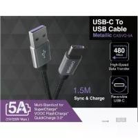 ราคา Capdase Metallic Sync & Charge USB-A to USB-C 5A Cable 1.5M (1735252072228160963)