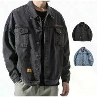 ราคา ♟เสื้อแจ็คเก็ตหนังผู้ชาย Men Jacket L9005 แจ็คเก็ตยีนส์ชาย แขนยาว ผ้าดี ทรงสวย กันหนาววินเทจ Clothing Man พร้อมส่งจากไทย♙ 【ของแท้ 100%】 (1734610251784816009)