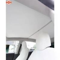 ราคา Glass Roof Sunshade ม่านังแดดหลังคาสำหรัเทสลา Tesla Y ตาข่าย+ผ้าร่มเย็ติดกัน รวม 2 ชิ้น หน้า/หลัง ส่งจากไทย ความร้อนหลั (1734677794623096459)