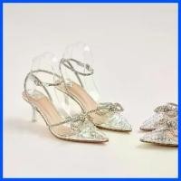 ราคา 【โค้ดลด+ส่งฟรี】25twentyfives - Wilana DS รองเท้าส้นสูงแก้วคริสตัล ดีไซน์ Cinderella Glass Heels คําแนะนําผลิตภัณฑ์ใหม่ของเดือนนี้ (1735363287097115691)