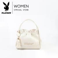ราคา PLAYBOY รุ่น Zeens Ruched Tassel Handbag กระเป๋าสะพายข้าง รหัส ST-B262PB654 ดีไซน์ทรงถือ มี 2 สี (1735453394154980677)