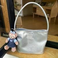 ราคา Korean Niche Fashion High-Value Commuter Bag Embroidered Nylon Underarm Bag Casual Versatile Bag Women's Tote Handbag (1733288048369239956)