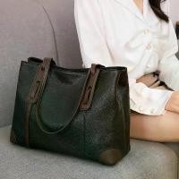 ราคา Fashionable large capacity genuine leather handbag for women Casual shoulder bag for mom Genuine leather handbag Square shaped handbag (1733786681526486240)
