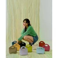 ราคา Sugar Monday Pun Pun Mini Handbag กระเป๋าสะพาย หนังPremium PU สานมือHandmade (1731813861710202285)