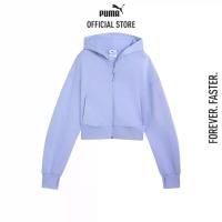 ราคา PUMA TECH SENSE Full Zip Hoodie Women สีม่วง - 63457160 (1734039039948195083)