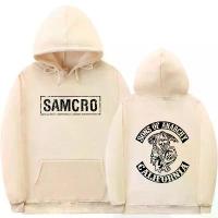 ราคา เสื้อฮู้ดพิมพ์ลายสองด้าน Sons of Anarchy SAMCRO สำหรับผู้ชาย ขนาดยุโรป hoodie ปีก cozy ฮู้ด เสื้อ คอเต่า กันแดด uv (1734526235297023620)