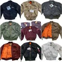 ราคา เสื้อไฟท์ อัลฟ่า ALPHA INDUSTRIES ของแท้ แจ็คเก็ตบอมเบอร์ Ma-1 เสื้อนักบิน Jacket Bomber Flyer’s Man (1735133890993292701)