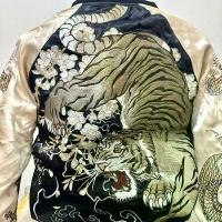 ราคา ️‍พร้อมส่ง จากไทย เสื้อ sukajan jacket เสื้อปักลายญี่ปุ่น เสื้อแจ็คเก็ตญี่ปุ่น เสื้อซูกะจัน สุกะจันแจ็คเก็ตปักลาย เสือ มังกร (1733223613583688805)