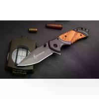 ราคา [COD] Browning folding knife spring knife hiking camping knife Zd12 fruit knife pocket knife sharp knife (1735443499792237889)