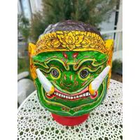 ราคา หัวเปเปอร์มาเช่รูปยักษ์ไทย งานศิลปะตกแต่งบ้าน ของมงคลทำมือ สไตล์โบราณ (Handmade Thai Papier Mâché Giant Mask) (1735298462774298103)
