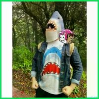 ราคา FrozenFrontier ความคงทน หน้ากากฉลาม ชุดแฟนซี Shark Mask สปริง ทอร์ค vespa เทา แลมโบล้อ เขียว (1730704505905580227)