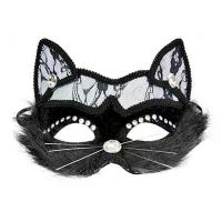 ราคา หน้ากากแมว หน้ากากแฟนซี ลายลูกไม้ อนิเมะ คอสเพลย์ ออกงาน ปาร์ตี้ Half Face Fancy Cat Anime Party Mask พร้อมส่งจากไทย (1735218718352115005)