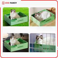 ราคา [พร้อมส่ง] Zoo Fancy Disposable Cat Litter Box Easy Clean Cat Litter Container Travel Kitty Litter Pan Kitten Toilet Cat Litter Tray for Cats Hamster (1735174661258052956)