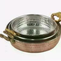 ราคา ชุดกระทะเคลือบทองแดงสไตล์ตุรกี 3 ชิ้น 14/16/18 ซม. Sahan Copper Pan (1735022022354437921)