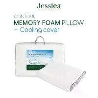 ราคา Jessica หมอนหนุน รุ่น Memory Foam Pillow With Cooling Cover ให้สัมผัสที่เย็นสบาย ป้องกันไรฝุ่นเชื้อรา และ แบคทีเรีย (1735052717815989631)