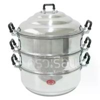 ราคา จระเข้ หม้อนึ่ง (ซึ้ง) 54 ซม.Chinese Steam Pot ตราจระเข้ (1735207683210315225)