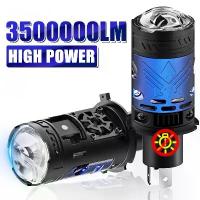 ราคา High power LED headlight projector lens H4/9003/HB2 with Canbus system, 35000 lumens, 160 watts, cooled by turbo fan, for cars and motorcycles, with both low and high beam lighting. (17350471161426431