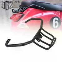 ราคา ตะแกรงหลังเวสป้าพิงต่ำ สีดำ พิงต่ำ for Vespa S125 S150 LXV150 2013-2022 2023 Motorcycle Aluminium Rear Luggage Rack Bracket Tailstock Shelf Holder (1734847392958481906)
