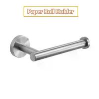 ราคา [Oossoo] Wall Mounted Stainless Steel Toilet Paper Holder Chrome Modern Kitchen Cabinet Towel Paper Rack For Bathroom Tissue Towel Roll (1735004697635292974)