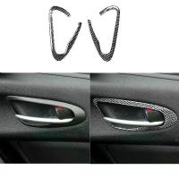 ราคา Carbon Fiber Modified Interior Sticker Car Door Handle Cover Trim 3D Stickers For Mazda RX8 RX-8 2004-2008 (1734485893530551535)