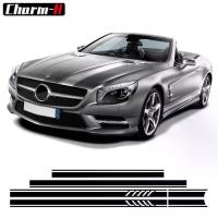 ราคา Cay Styling Edition 1 Stripes Decal for Mercedes Benz SL Class R230 R231 SL500 SL350 AMG Door Side Skirt Sticker Accessories (1734488340989380347)