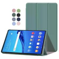 ราคา 【Crystal】 For Huawei MediaPad T5 Case 10.1 Inch Folding Stand Magnetic Soft TPU Back Tablet Cover for Huawei Media Pad T5 10.1 10 1 Case (1734522637503464872)