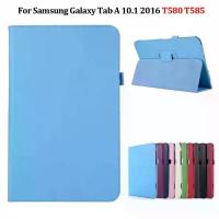 ราคา 【Crystal】 Tablet Coque For Samsung Galaxy Tab A 10.1 2016 Case SM-T580 T585 Flip Cover Stand Shell For Samsung Galaxy Tab A6 Case Funda (1734883257359697320)
