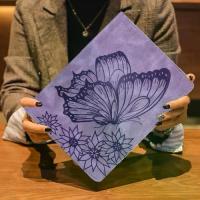 ราคา Samsung Galaxy Tab S2 9.7 inch T810 T813 T815 T819 Case Retro PU Leather Butterfly Pattern Card Slots Flip Tablet Cover Casing (1733370427836564699)