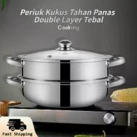 ราคา Periuk Kukus Tahan Panas Double Layer Tebal Cooking หม้อ เคลือบ ชุด สแตนเลส ของ ใช้ ใน ครัว บังสะหม้อ กระทะ ทองเหลือง ราคา ถูก เเละ ดี โบราณ > 21 นิ้ว กระทะและกระทะก้นลึก สําเร็จรูป หม้อนึ่ง เบอร์ 36 