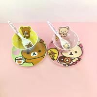 ราคา Rilakkuma หมีผ่อนคลาย หมีผ่อนคลาย คาวาอี้ การ์ตูน เครื่องใช้บนโต๊ะอาหาร Xiaoxun เมลามีน จาน 6 นิ้ว สำหรับเด็กผู้หญิง ถ้วย/ชามอาหารรูปหัวใจ (1735317164242470032)