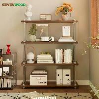 ราคา SEVENWOOD ชั้นวาง ชั้นเก็บของ ชั้นหนังสือ ตู้หนังสือ 3/4/5 ชั้น ชั้นวางไม้ ชั้นโชว์ของ เหมาะกับทุกที่ภายในบ้าน (1734792662863217816)