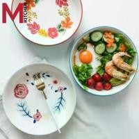 ราคา [COD] [tiktok]M KITCHEN จานเซรามิค จาน ชาม ชามสลัด จานชาม จานเซรามิก จานข้าว จานกระเบื้อง CE104 (1734530286903526938)