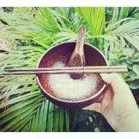 ราคา ถ้วยไม้ตาลใส่ก๋วยเตี๋ยว+ช้อน+ตะเกียบครบงานเกรดพรีเมี่ยม (1735459899969078892)