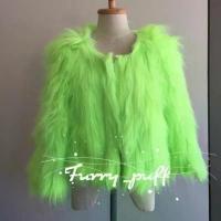 ราคา ประหยัดเงิน ผ้าพันคอขนมิ้ง,ผ้าพันคอ,เสื้อขนมิ้ง เสื้อขนเฟอร์สีเขียวนีออน (1735434949264574067)