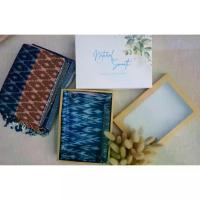 ราคา ผ้าคลุมไหล่มัดหมี่ทอมือย้อมคราม ผ้าพันคอ (1734605642628695832)