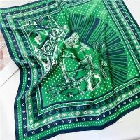 ราคา ผ้าคลุมไหล่ผ้าไหมฤดูร้อนลายม้าสีเขียว, ผ้าคลุมไหล่ขนาดเล็กสำหรับฤดูใบไม้ผลิ, ผ้าพันคอสี่เหลี่ยม, อุปกรณ์ผมและลำคอ, ผ้าพันคอ 65 ซม.*65 ซม. (1735267581574087810)