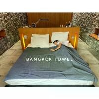 ราคา ผ้าขนหนูBangkok Towel ผ้าห่ม ผ้าขนหนู เกรดโรงแรม ขนาด 60x80 นิ้ว 40 ปอนด์ ขนาด 5ฟุต/ห่ม 2 คน คอตตอน ฝ้าย 100% (1735266015463965823)