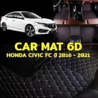 ราคา พรมปูพื้นรถยนต์ พรม6D ตรงรุ่นสำหรับ Honda Civic FC ปี 2016-2021 แถมฟรี ที่หุ้มเข็มขัดนิรภัย2ชิ้น มูลค่า 490 บาท (1735480981667546126)