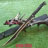 ราคา สินค้าแนะนำ อุปกรณ์เดินป่า มีด มีดยาว มีดเดินป่า COLD STEEL ใบดำด้ามพันเชือก พร้อมซองผ้าไนลอน (1731877722489456105)