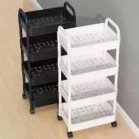ราคา ชั้นวางของ รถเข็น 3/4/5 ชั้น ชั้นวางของในครัว ชั้นวางของในห้องน้ำ ที่เก็บของในห้องน้ำ ที่จับ โลหะ ของเล่น 5 ชั้น ที่เก็บของและชั้นวาง (1730488999932955387)