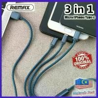 ราคา สายชาร์จ Remax รุ่น RC 131th แบบ 3 ใน 1 และสาย Micro USB แบบ 2 ใน 1 สำหรับโทรศัพท์มือถือ รองรับ USB Type‑C ใช้ได้กับ iPhone XS Max XR X 8 7 6 5 รวมถึง OPPO, Samsung และ Huawei (1734984845771376525)