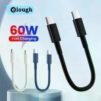 ราคา [COD] สายชาร์จ USB C แบบสั้น 60W สายชาร์จเร็ว Type C to Type C สายพาวเวอร์แบงค์แบบพกพา สำหรับ iPhone 15 16 Samsung Xiaomi Huawei (1735153355906189007)