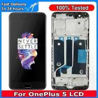 ราคา หน้าจอ AMOLED ขนาด 5.5 นิ้ว สำหรับ OnePlus 5 (A5000), หน้าจอ LCD พร้อมเซ็นเซอร์สัมผัสและตัวตรวจจับการสัมผัส แบบทดแทนสำหรับหน้าจอ LCD ของ OnePlus 5 มาพร้อมกรอบ (1735108523428185559)