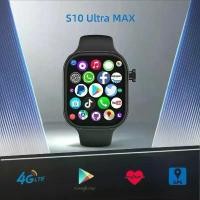 ราคา สมาร์ทวอทช์ S10 Ultra Max รุ่น VP99 ระบบปฏิบัติการแอนดรอยด์เวอร์ชัน 10.0 หน้าจอ AMOLED ขนาด 2.2 นิ้ว กล้องหมุนได้ รองรับการโทรวิดีโอ พร้อมระบบ GPS และ Wi‑Fi รองรับการดาวน์โหลดแอป สำหรับผู้ชาย (1734637