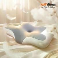 ราคา หมอน WEHOME หมอนเมมโมรี่โฟมสุขภาพ รุ่น Butterfly Pillow โค้งรับสรีระ พร้อมปุ่มนวดคลายเมื่อย ลดปวดคอ ออกแบบโดยผู้เชี่ยวชาญ หมอนยางพารา (1735335977210577947)
