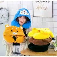 ราคา 【สินค้าพร้อมส่ง】#หมอน #หมอนรองคอ #หมอนพกพา #หมอนหนุน #หมอนอิง #หมอนรองคอในรถ #หมอนรองคอมีหมวก (1734754781180494907)