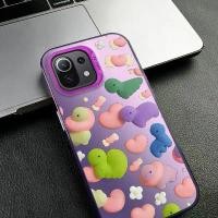 ราคา เคสโทรศัพท์, สำหรับ Xiaomi 11 LITE, 11 LITE, 11 LITE 5G, 11 LITE 5G NE, สมบัติมังกรกำมะหยี่, กึ่งโปร่งใส, บางเฉียบ, ฝ้า, เคส (1729982743095183376)